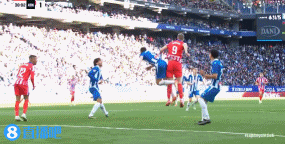 半场-马竞暂1-0西班牙人 阿斯皮利奎塔凌空世界波勒诺尔芒伤退